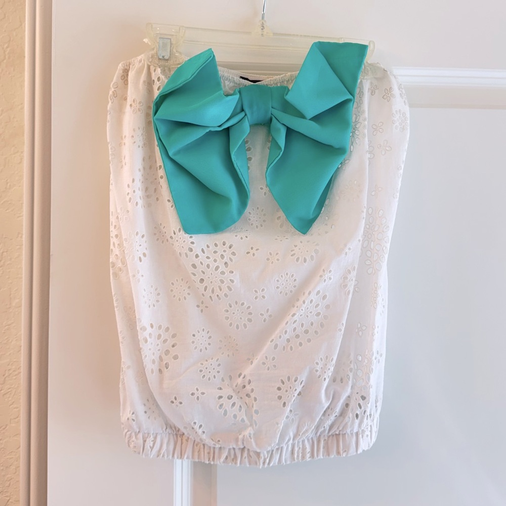 Strapless Bow Top
